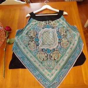 3XL handkerchief blouse